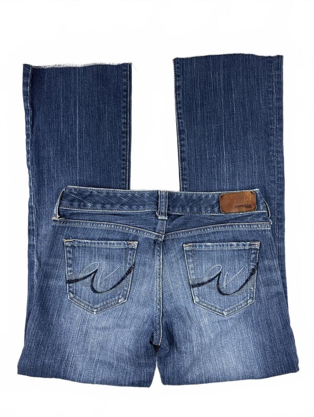 Express Jeans Bootcut Medium Wash Denim